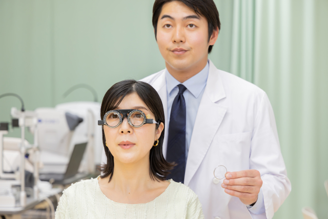 視力回復した女性