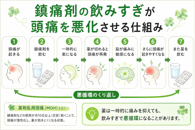 鎮痛剤飲み過ぎ